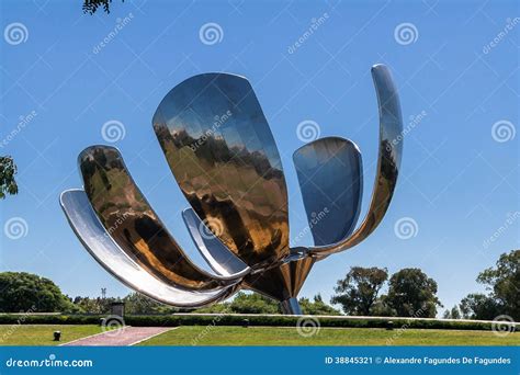 Floralis Generica Buenos Aires Editorial Photo Image Of America