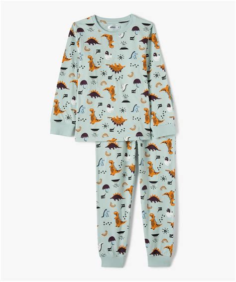 Pyjama Gar On Avec Motifs Dinosaures Gemo