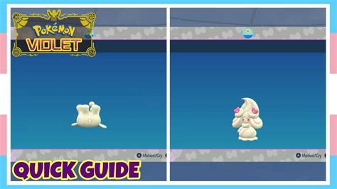 How To Evolve Milcery Into Alcremie Using Love Sweet In Pokemon Scarlet