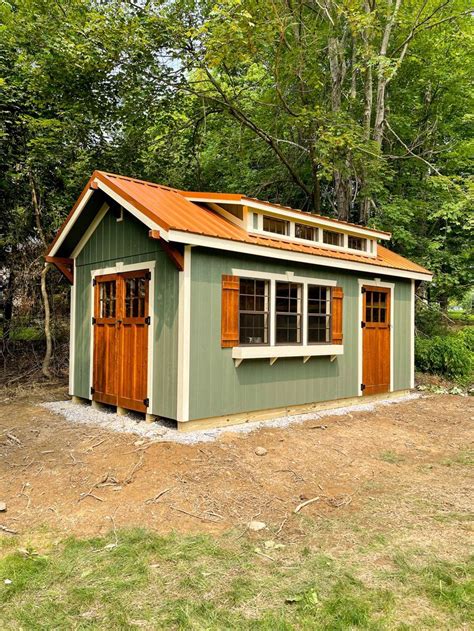 The Craftsman Shed Craftsman Sheds Farmhouse Sheds Backyard Sheds