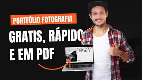 Como fazer portfólio de fotografia em 10 MINUTOS e GRÁTIS YouTube