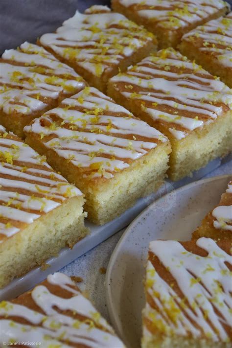 Lemon Drizzle Traybake Jane S Patisserie