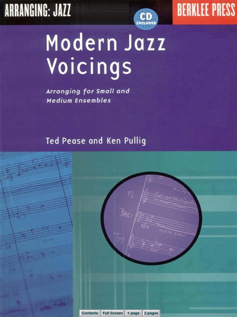 Berklee Press Modern Jazz Voicings Pdf Pdf Digital Technology