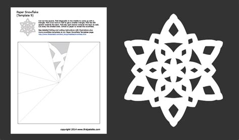 Paper Snowflake Templates Free Printable Templates Coloring Pages