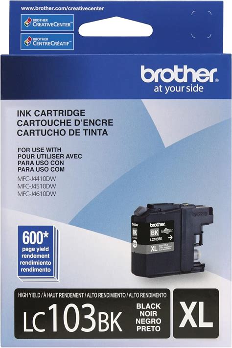 Amazon Brother Genuine High Yield Black Ink Cartridge Lc Bk