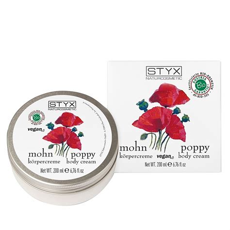 Styx Naturcosmetic Mohn Poppy Cream Body Crema Corporal Con Aceite De