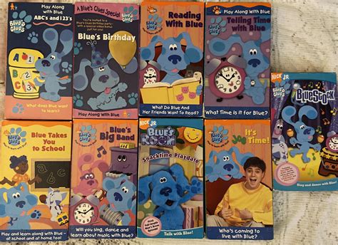 Nickelodeon Nick Blue's Clues VHS Tapes Singapore, 50% OFF