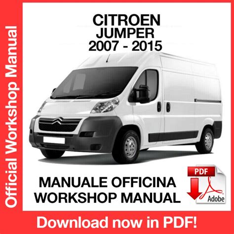 Workshop Manual Citroen Jumper 2007 2015 En