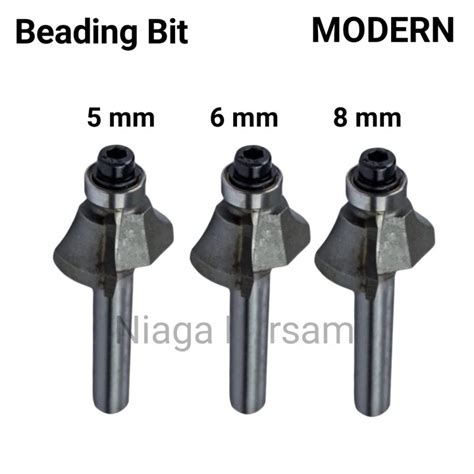 Mata Profil Kayu Beading Bit Modern Mm Mm Mm Trimmer Pisau Router