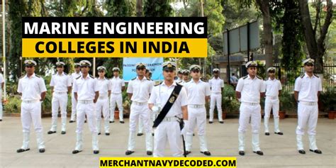 Marine Engineering Colleges in India - Merchant Navy Decoded