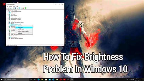 Fix Screen Brightness Not Working Problem In Windows English