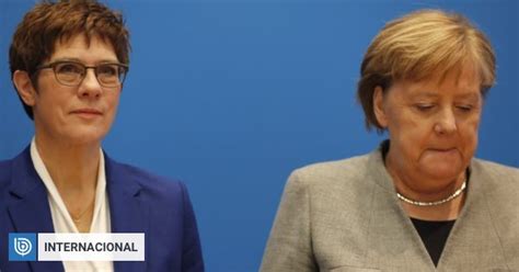 Sucesora Designada Por Angela Merkel Renuncia A Postularse Como