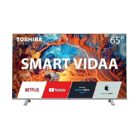 Smart TV DLED Toshiba 65 Polegadas 4K Smart Vidaa TB006