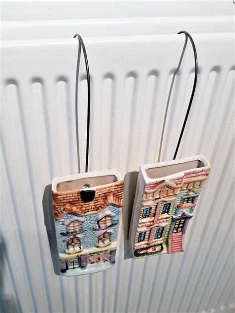 Set Of Two Ceramic Radiator Hanging Humidifiers Moisture Etsy