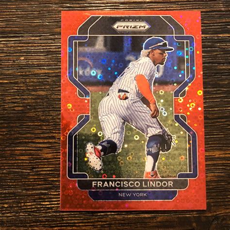 Panini Prizm Tier Ii Red Donut Circle Prizm Francisco