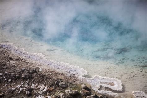 Blue Pools Of Fire Yellowstone National Park Photography By Eda Surf