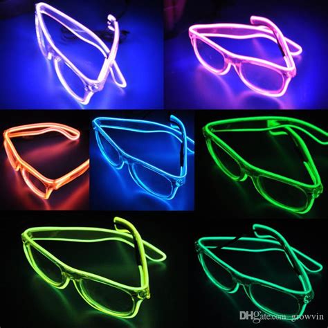 2020 LED Party Lighting Glasses Fashion Neon Glasses For Xmas Birthday ...