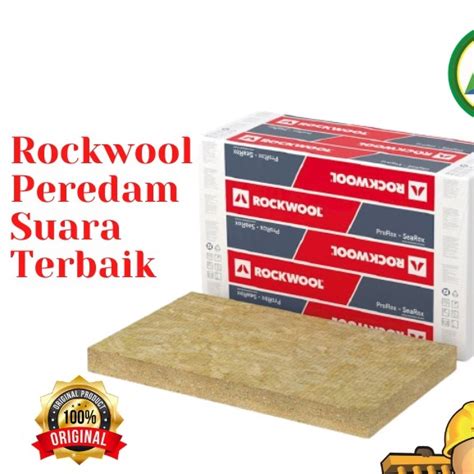 Jual Rockwool 120x60x5 60kg M3 Eceran Peredam Suara Genset Studio