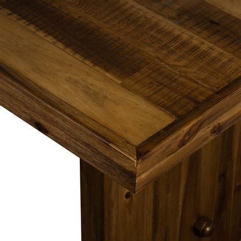 Superb Rustic Oak Dining Table at Futonland