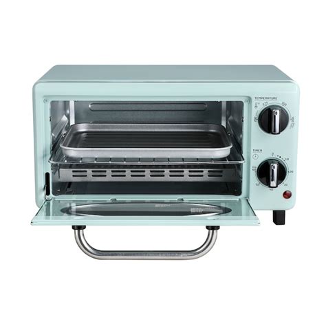 Elite 2 Slice Green Toaster Oven Automatic Shut Off 1000 Watt In The