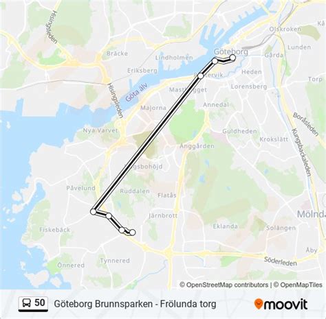 50 Route Schedules Stops Maps Göteborg Brunnsparken Updated