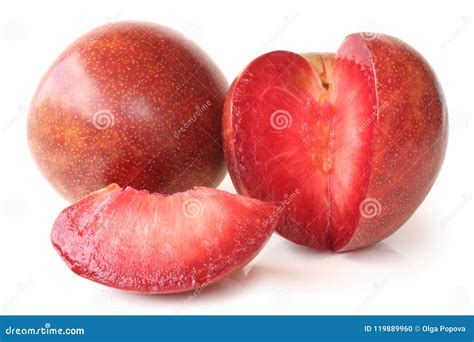 Rote Pflaumen Stockfoto Bild Von Gesund Gruppe Köstlich 119889960