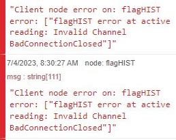 Opc Ua Node Not Re Establishing Connection After Error Issue