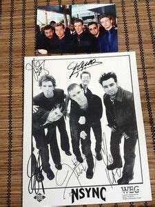 Nsync Justin Timberlake 8X10" Poster signatures And 4"X6"Photo | eBay