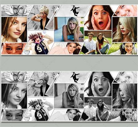 30 Photo Collage Templates Psd Vector Eps Ai Indesign Free