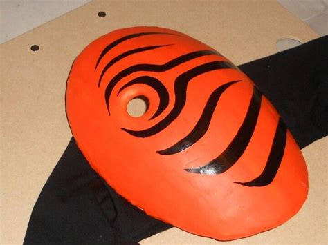 My New Larger Frame Orange And Black Tobi Madara Mask From Naruto Part