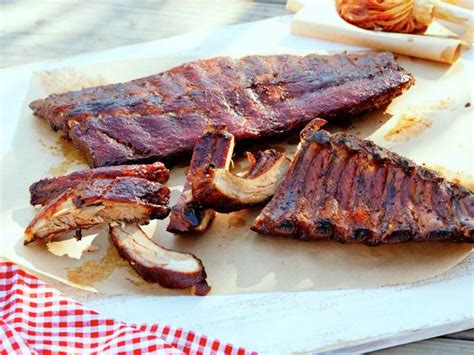 Smoked Ribs With Carolina Style BBQ Sauce Recipe Bobby Flay Cooking