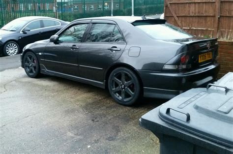 Genuine Dark Altezza Wind Deflectors And Rear Hic Window Spoiler Fits