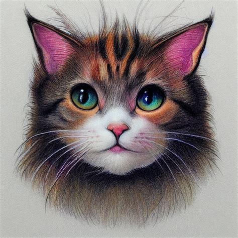 Cute Cat Digital Art Download. Funny Cat Jpg Instant Download. Adorable Cat Print, Beautiful Cat ...