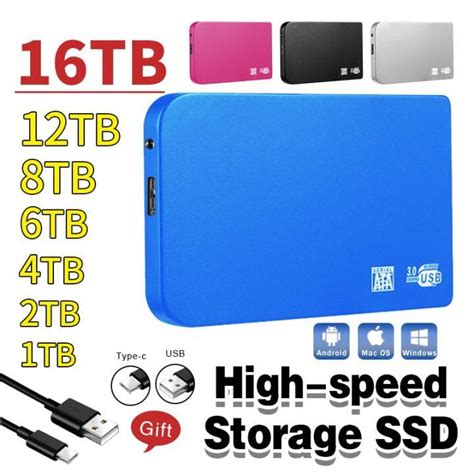 หน่วยความจำภายนอก Ssd ของแท้ความเร็วสูงฮาร์ดไดรฟ์มือถือ1 Tb 2tb Usb30