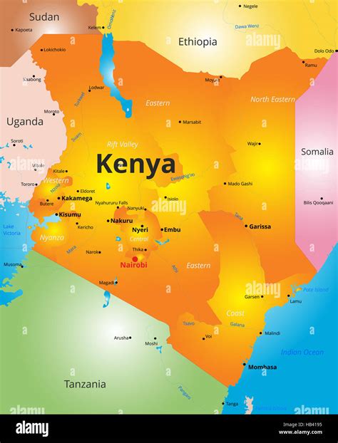 Detailed Map Of Kenya