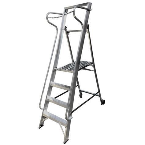 Lfi Pro Wide Step Ladder With Wide Steps