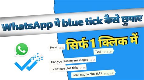 How To Hide Whatsapp Blue Ticks Blue Tick Kaise Disable Kare