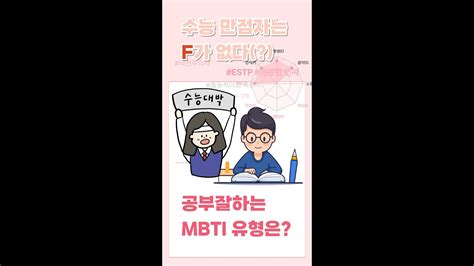 수능 만점자 Mbti분석 Mbit와 공부의 상관관계 Youtube