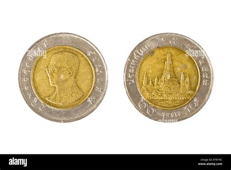 Thai 10 Baht Coins Stock Photo - Alamy