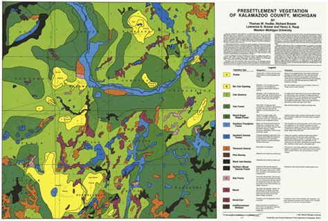 1825-1830 Kalamazoo County Vegetation Map | Facilities Management ...