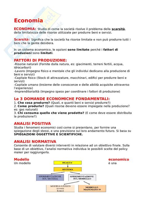 Appunti Di Economia Applicata All Ingegneria