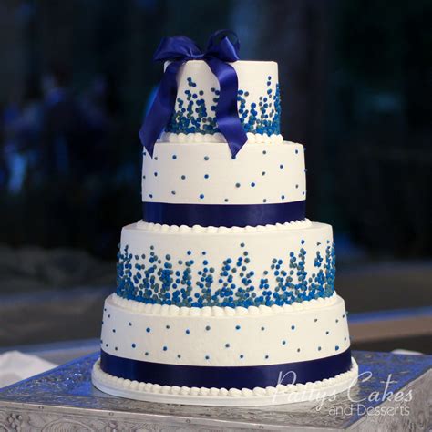 Photo of a blue wedding cake - Patty's Cakes and Desserts