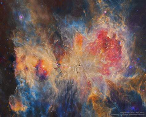 Apod 2019 January 2 The Orion Nebula In Infrared From Wise