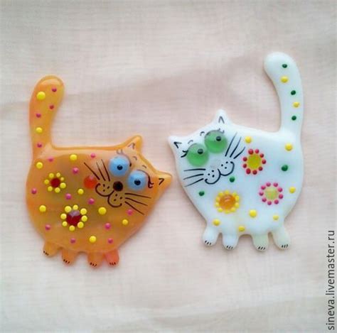 Магнит Цветочный Кот в интернет-магазине на Ярмарке Мастеров | Магниты ...
