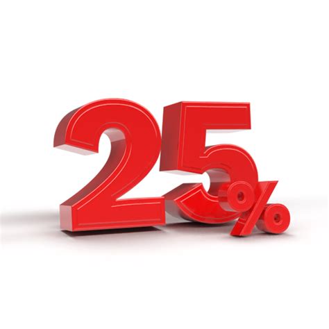 25 percent offer 13213721 PNG