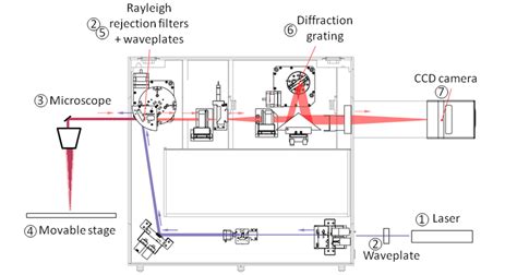 Layout Of Renishaw Invia Confocal Raman Microscope The Key