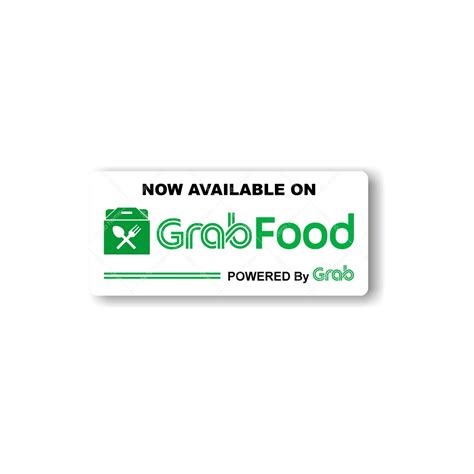 Jual Sticker Now Available On Stiker Online Grab Food Stiker Online