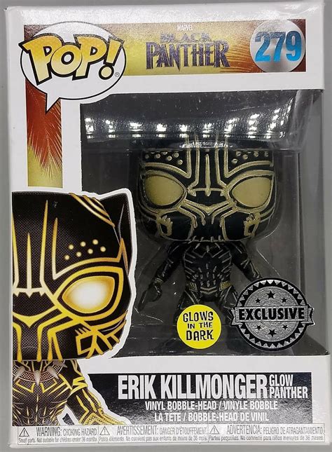 Funko Pop Marvel Black Light Black Panther Vinyl Special Exclusive