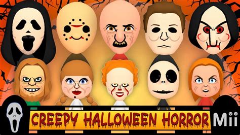 Every CREEPY HALLOWEEN Horror Movie Mii EVER YouTube