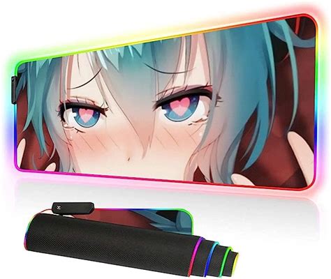 Amazon Ahegao Hentai Anime Waifu Mouse Pads Rgb Gaming Mouse Pads